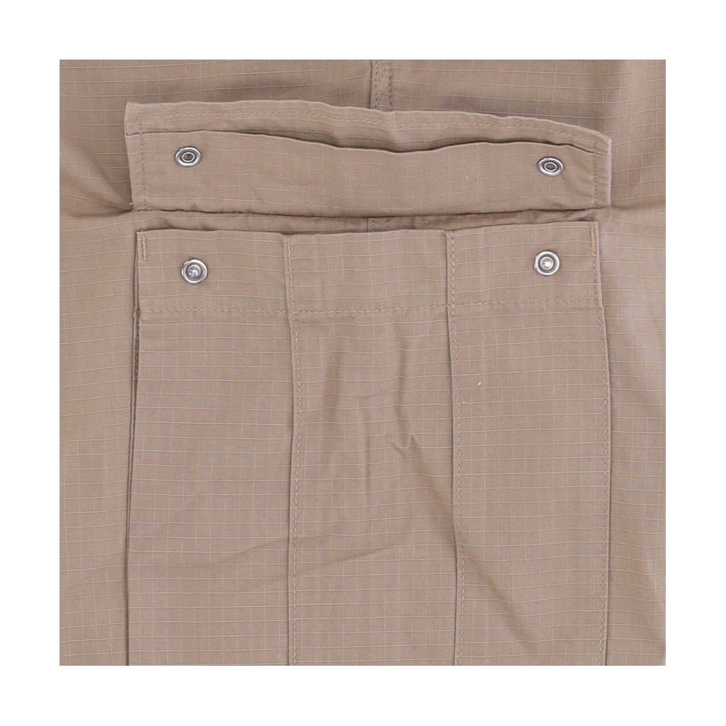 pantalone corto uomo regular cargo short LEATHER RINSED