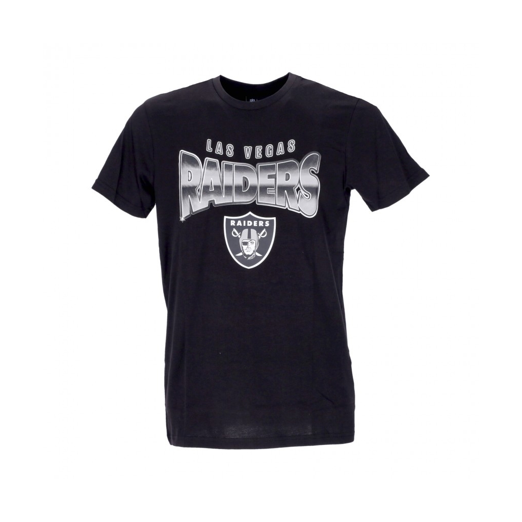 maglietta uomo nfl team fade graphic tee lasrai BLACK