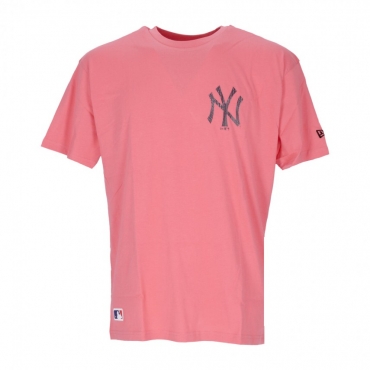 maglietta uomo mlb back body infill print oversize tee neyyan PINK CORAL/CROCODILE