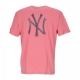 maglietta uomo mlb back body infill print oversize tee neyyan PINK CORAL/CROCODILE