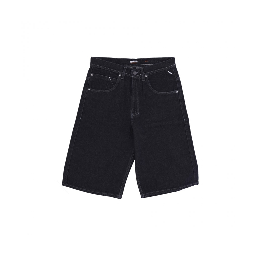 jeans corto uomo craft short jeans baggy BLACK RINSE