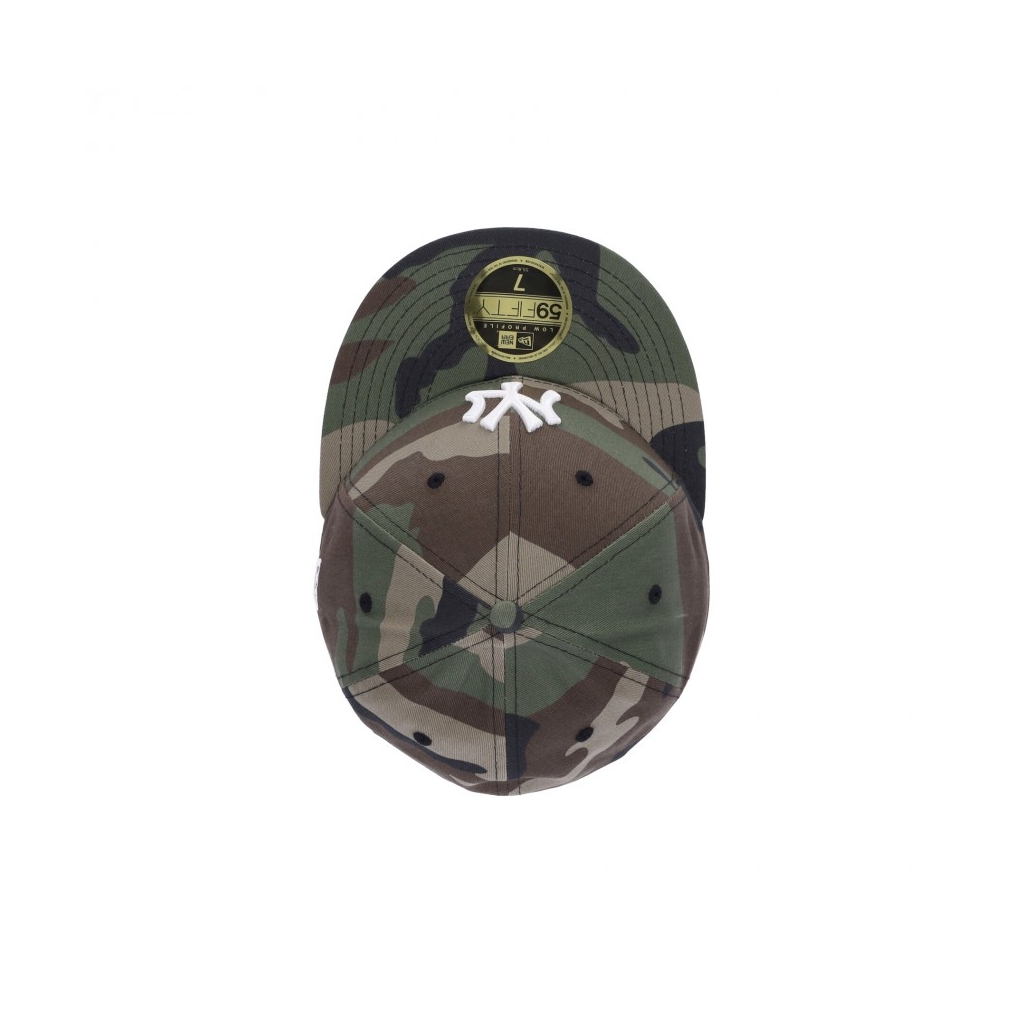 cappellino visiera curva uomo mlb lp5950 camo pack neyyan WOODLAND