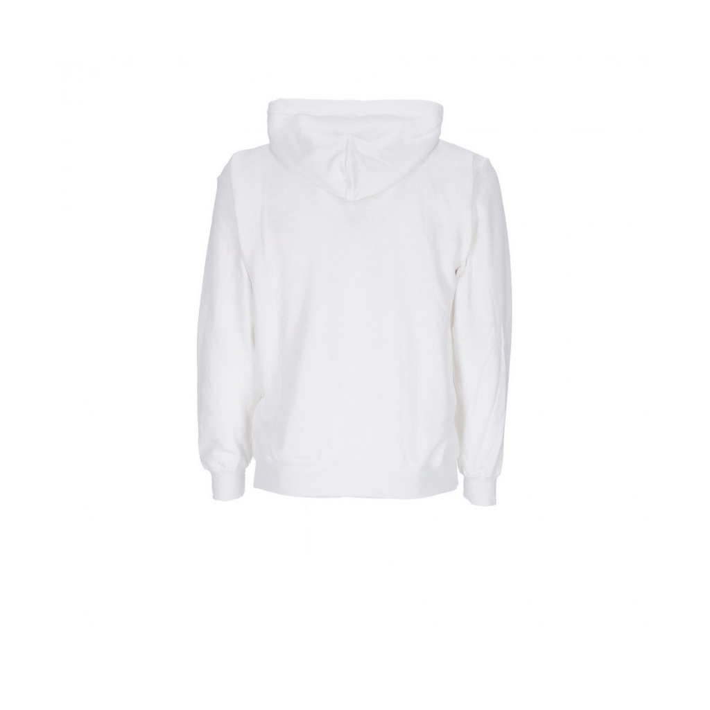 felpa cappuccio uomo skatemag hood WHITE/RED