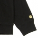 FELPA CAPPUCCIO HOODED CHASE SWEATSHIRT BLACK/GOLD