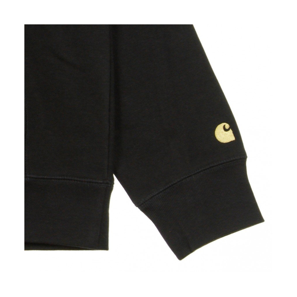 FELPA CAPPUCCIO HOODED CHASE SWEATSHIRT BLACK/GOLD