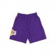 pantalone corto tuta uomo nba washed pack team logo short loslak TRUE PURPLE