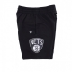 pantalone corto tuta uomo nba washed pack team logo short bronet BLACK