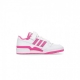 scarpa bassa ragazza forum low j CLOUD WHITE/SCREAMING PINK/CLOUD WHITE