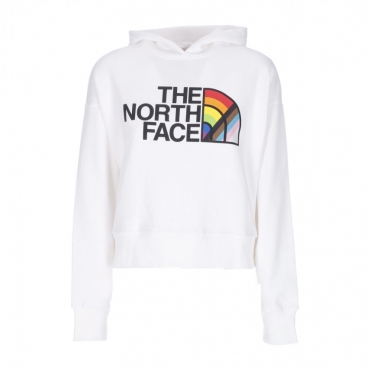 felpa cappuccio donna pride pullover hoodie WHITE