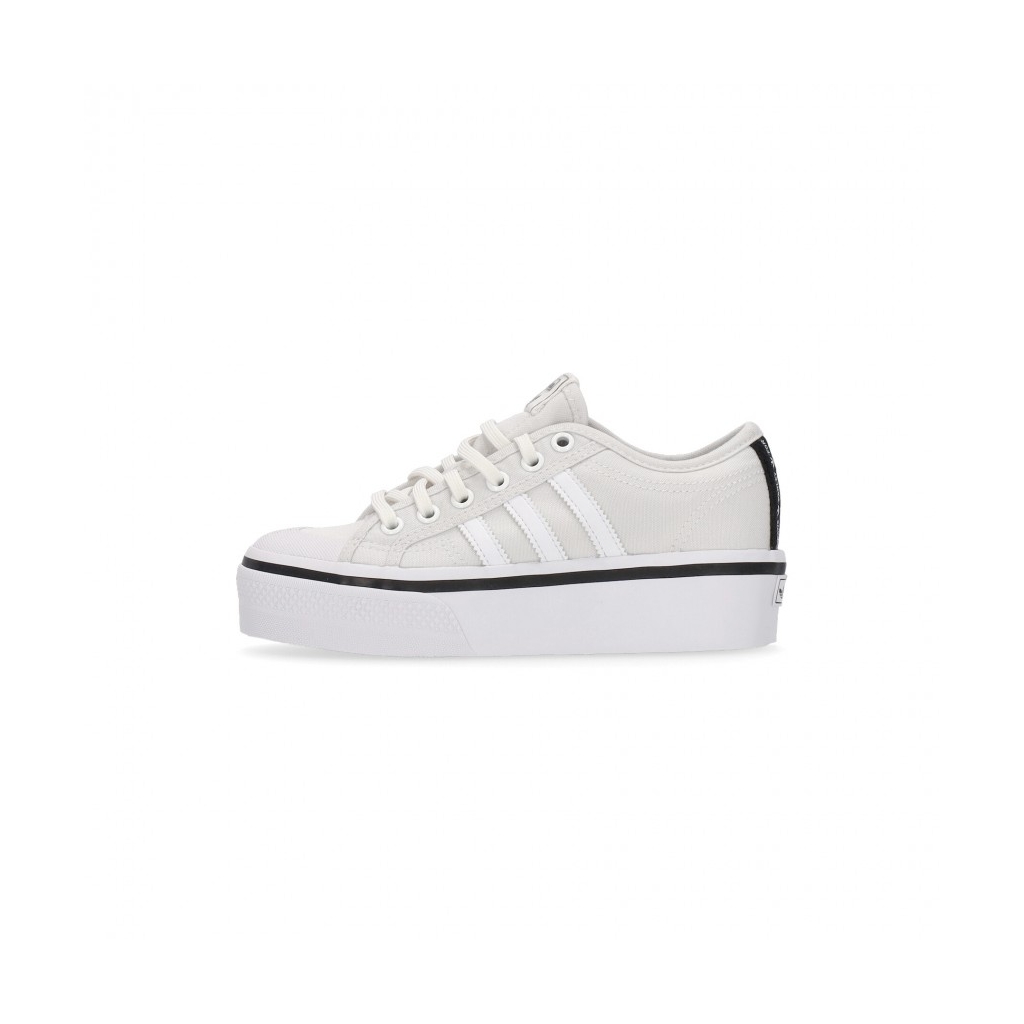 scarpa bassa donna nizza platform w x parley CLOUD WHITE/CLOUD WHITE/CORE BLACK