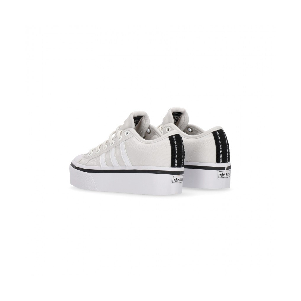 scarpa bassa donna nizza platform w x parley CLOUD WHITE/CLOUD WHITE/CORE BLACK