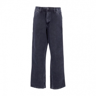 jeans uomo single knee pant BLACK STONE WASHED