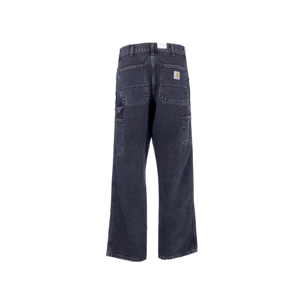 jeans uomo single knee pant BLACK STONE WASHED