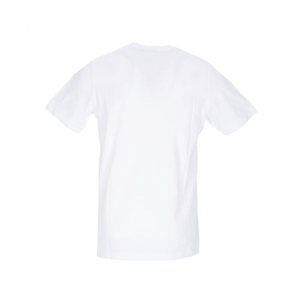 maglietta uomo trefoil tee WHITE/BRIGHT ORANGE