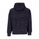 felpa cappuccio uomo hooded verse sweat BLACK