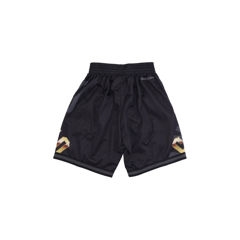 pantaloncino tipo basket uomo nba big face 40 fashion short hardwood classics saaspu BLACK/ORIGINAL TEAM COLORS