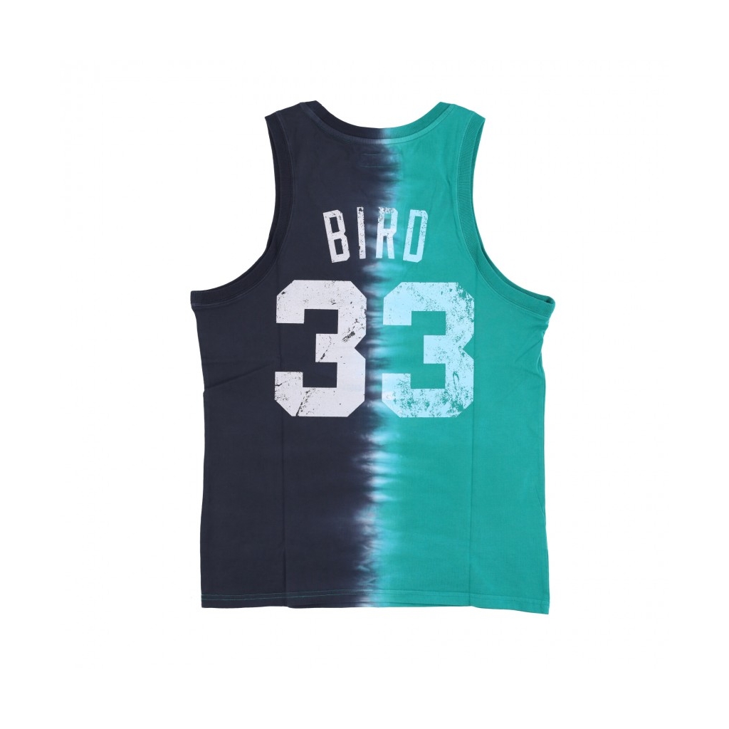 canotta uomo nba vertical tie dye tank hardwood classics no 33 larry