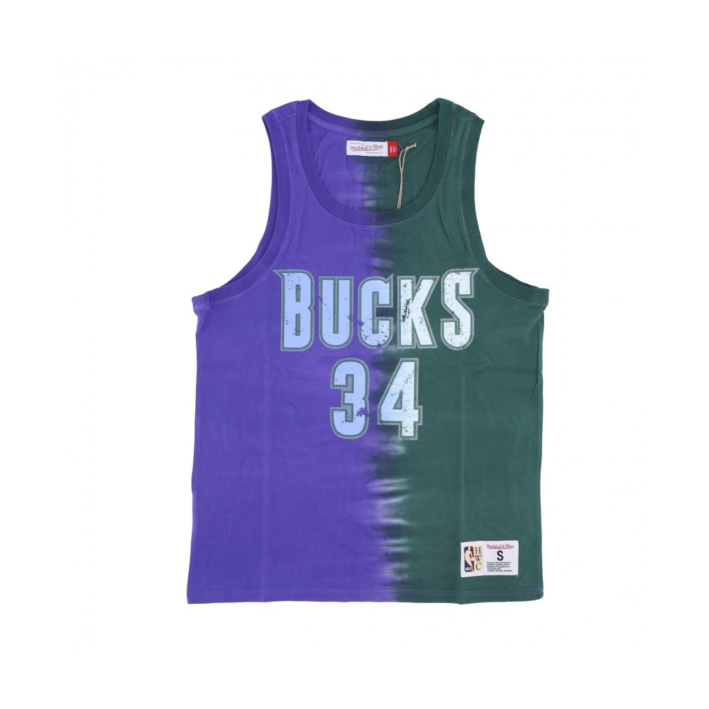 canotta uomo nba vertical tie dye tank hardwood classics no 34 ray allen milbuc ORIGINAL TEAM COLORS