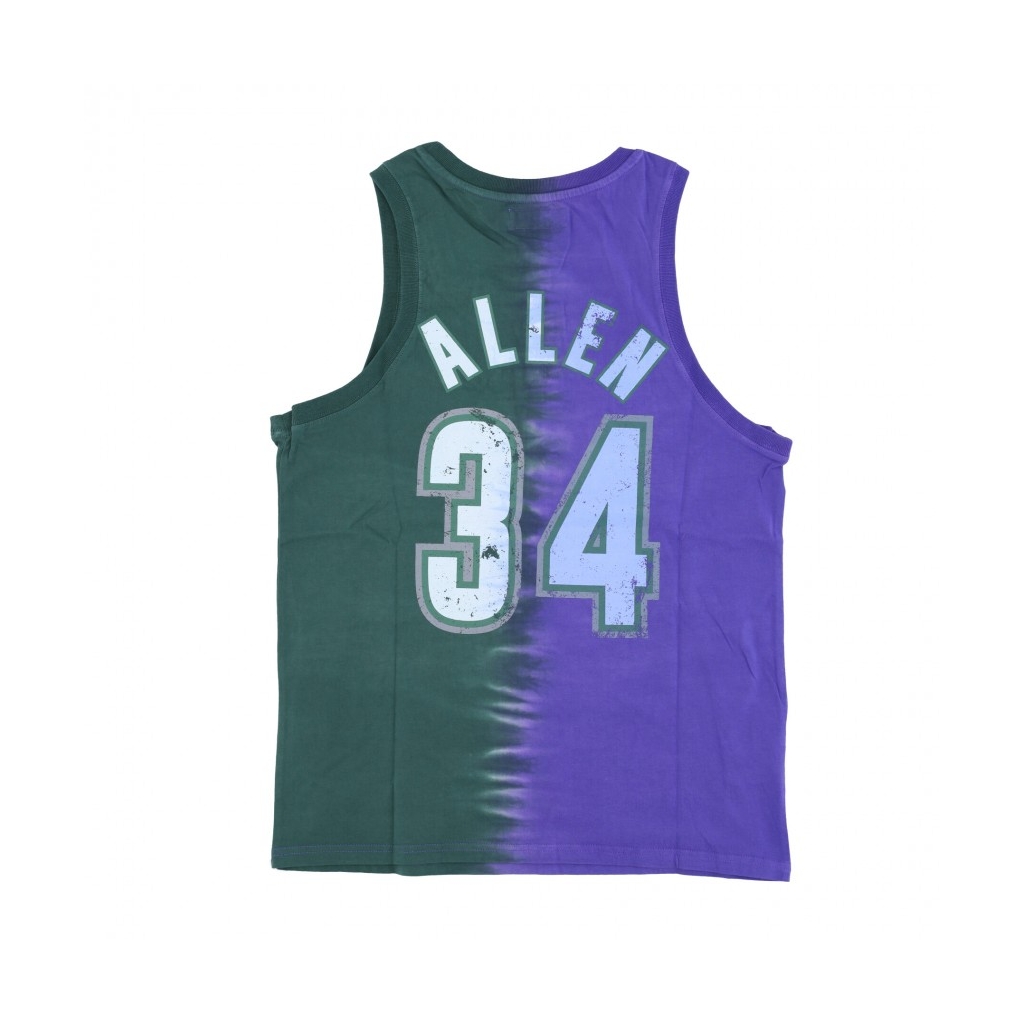 canotta uomo nba vertical tie dye tank hardwood classics no 34 ray allen milbuc ORIGINAL TEAM COLORS