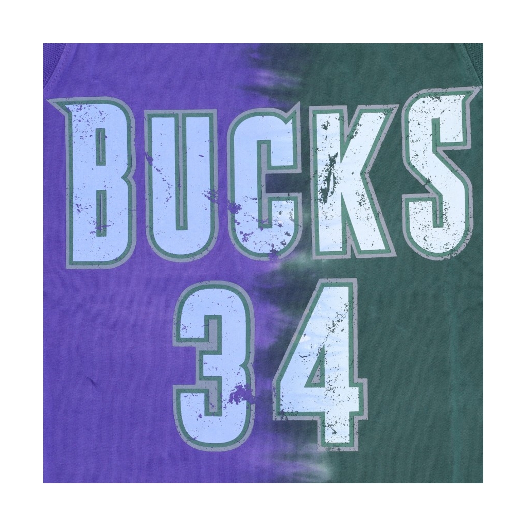 canotta uomo nba vertical tie dye tank hardwood classics no 34 ray allen milbuc ORIGINAL TEAM COLORS