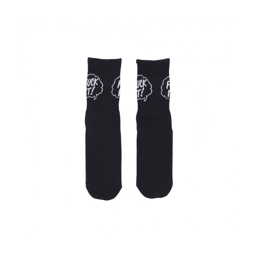 calza bassa uomo fuck it 1/4 sock BLACK