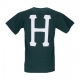 maglietta uomo essentials classic h tee FOREST GREEN