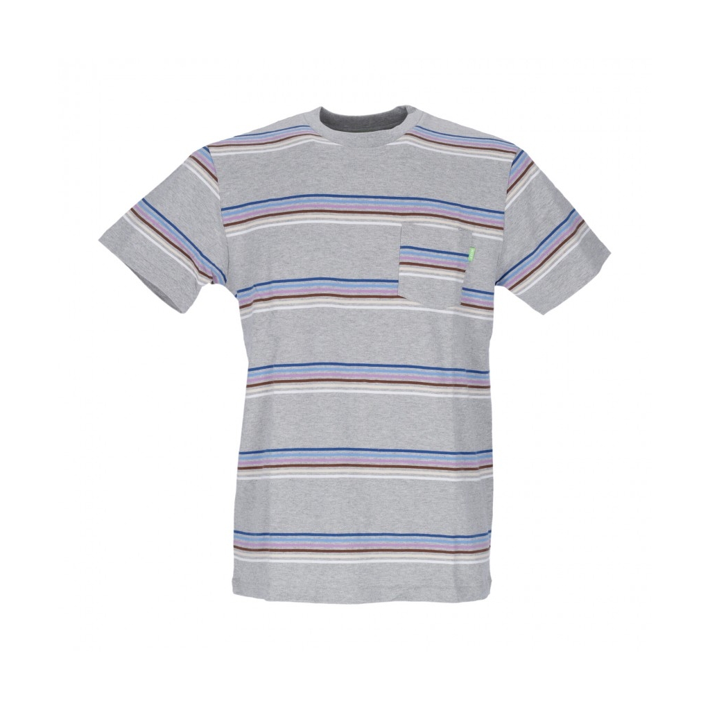 maglietta uomo bolinas stripe pocket tee GREY HEATHER