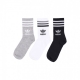 calza media uomo mid cut crew socks WHITE/MEDIUM GREY HEATHER/BLACK