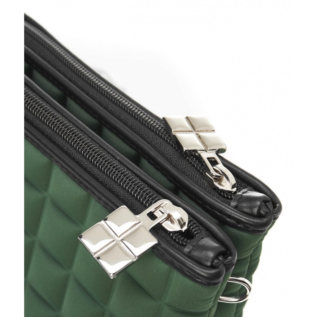 Double Pochette Jet Charm marrone