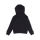 felpa cappuccio bambino maze hoodie BLACK