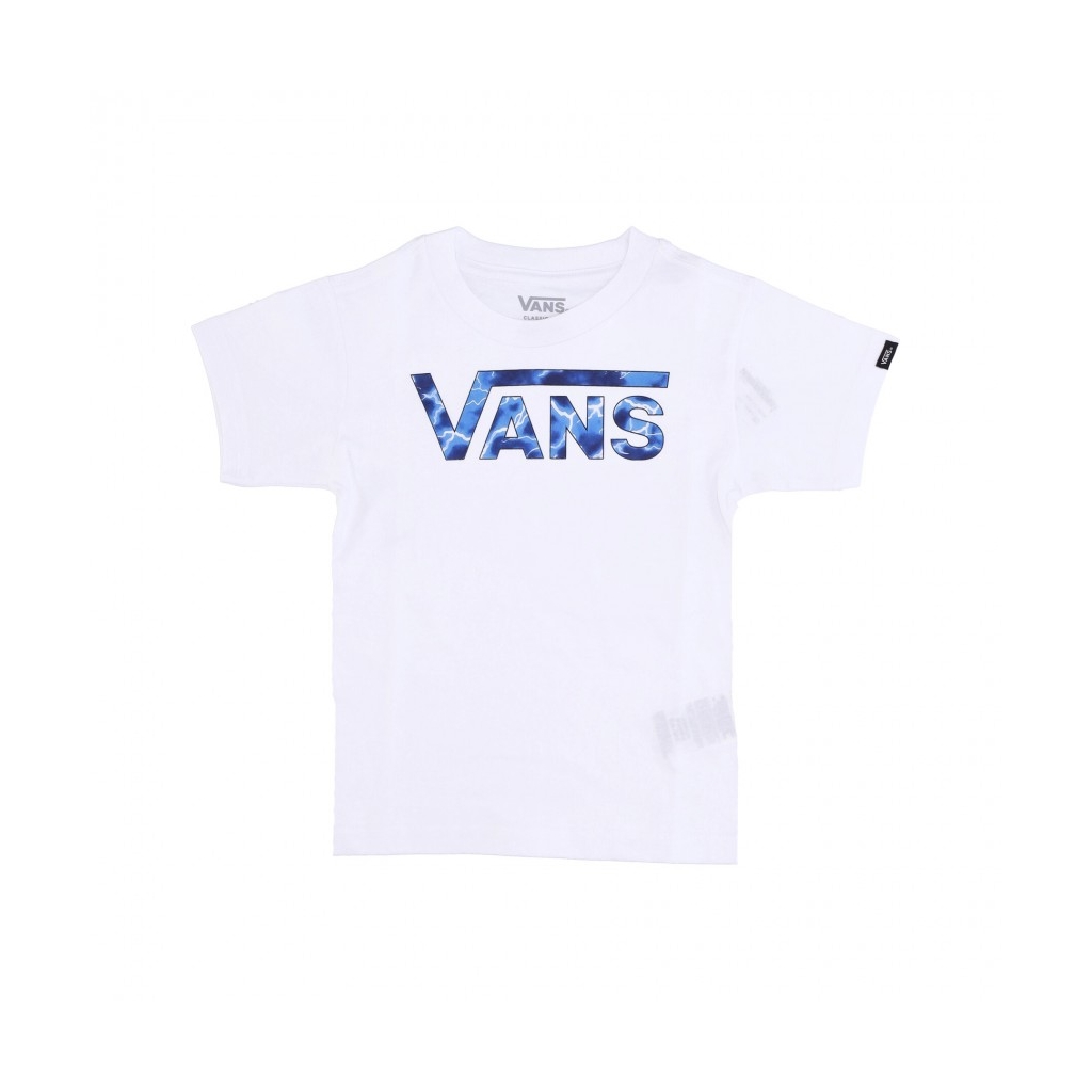 maglietta bambino vans classic logo WHITE/TRUE BLUE