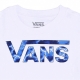 maglietta bambino vans classic logo WHITE/TRUE BLUE