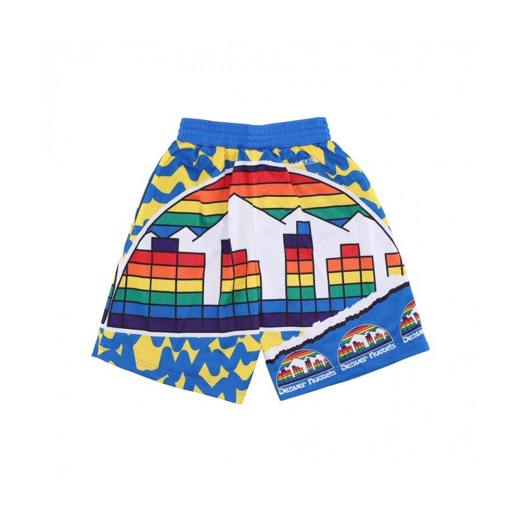 pantaloncino tipo basket uomo nba jumbotron 20 mesh short hardwood classics dennug ORIGINAL TEAM COLORS