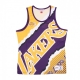 canotta tipo basket uomo nba jumbotron 20 mesh tank hardwood classics loslak ORIGINAL TEAM COLORS