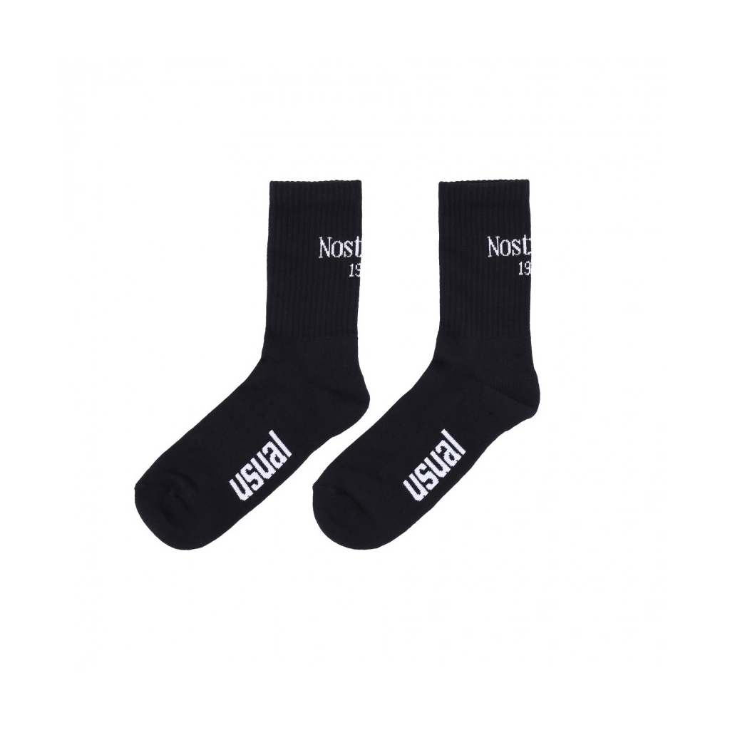 calza media uomo socks BLACK