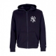 felpa cappuccio zip uomo mlb league essential fz neyyan NAVY/WHITE