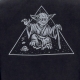 felpa cappuccio uomo yoda hoodie x star wars WASHED BLACK