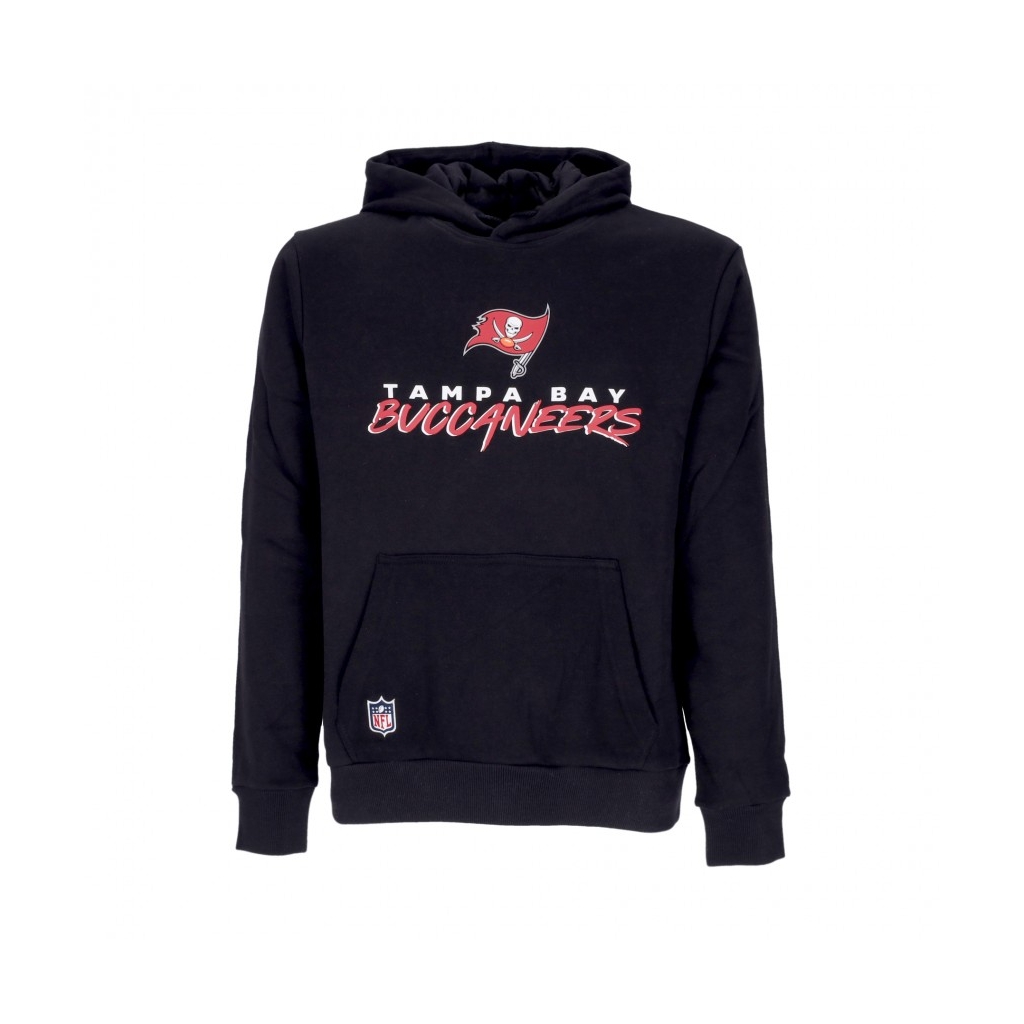 felpa cappuccio uomo nfl script team hoody tambuc BLACK/SCARLET