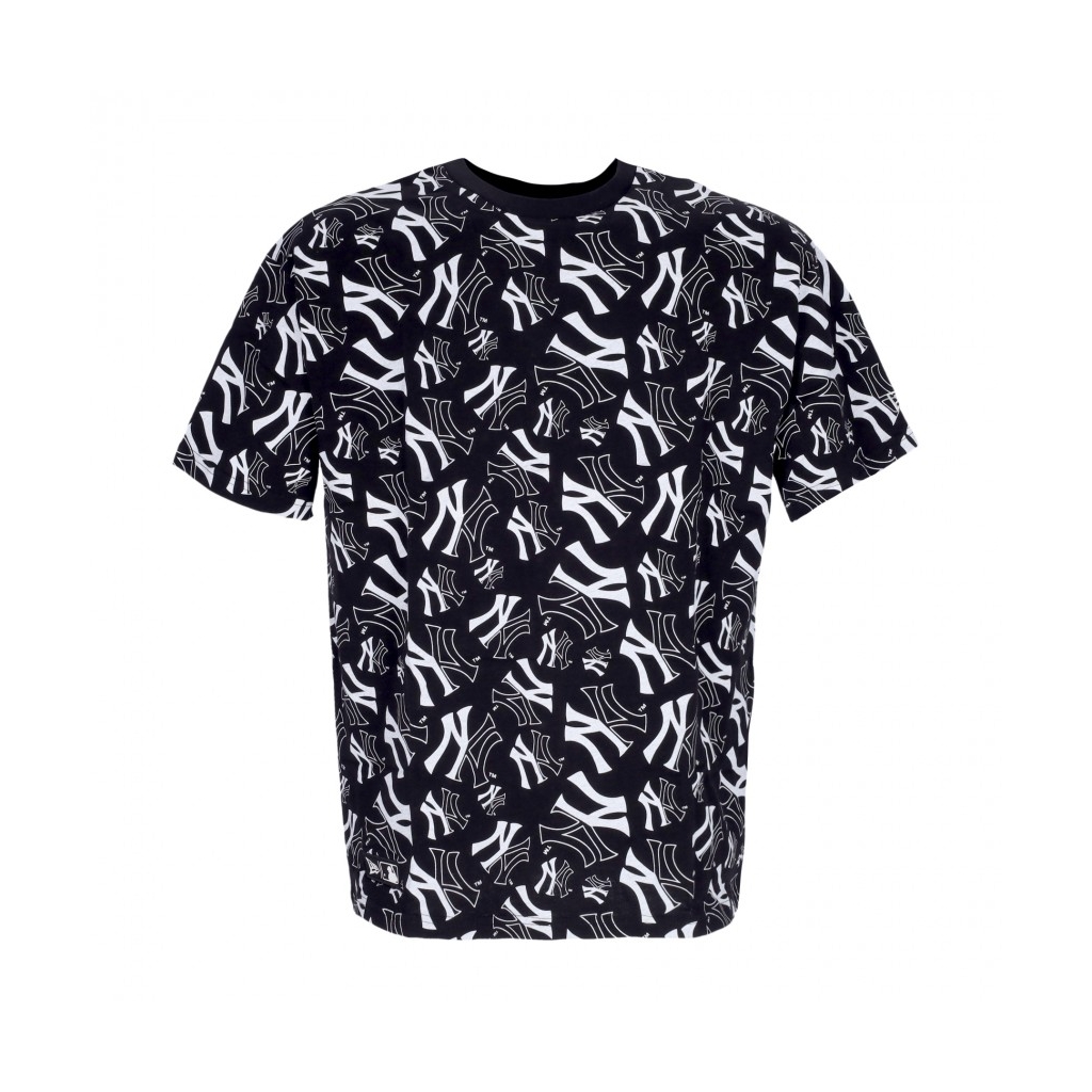 maglietta uomo mlb team all over print oversized tee neyyan BLACK/WHITE