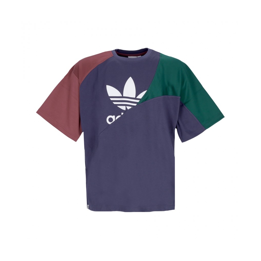 maglietta uomo bld colorblack tee SHADOW NAVY/QUIET CRIMSON/COLLEGIATE GREEN