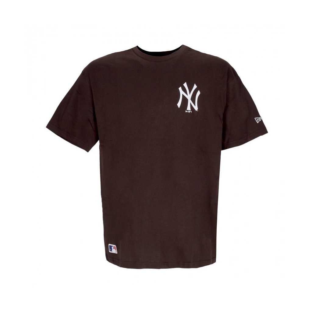 maglietta uomo mlb league essentials oversized tee neyyan BROWN/WHITE