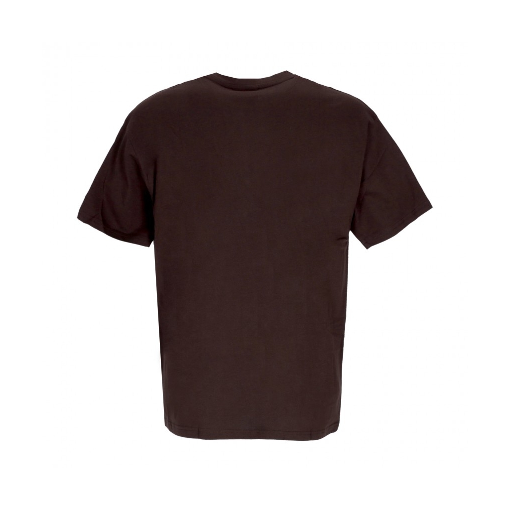 maglietta uomo mlb league essentials oversized tee neyyan BROWN/WHITE