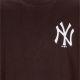 maglietta uomo mlb league essentials oversized tee neyyan BROWN/WHITE