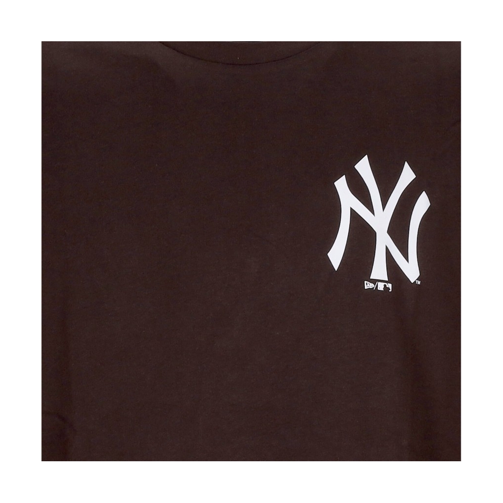 maglietta uomo mlb league essentials oversized tee neyyan BROWN/WHITE