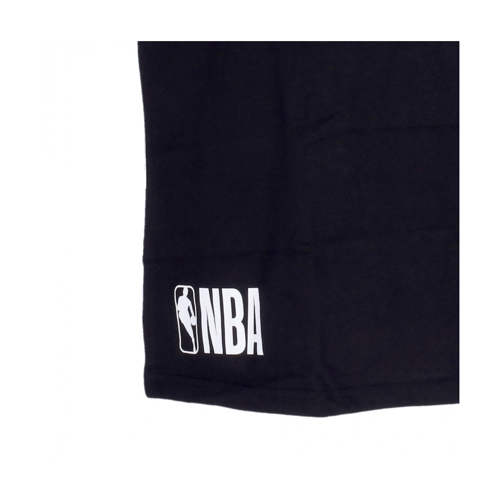 maglietta uomo nba half logo oversized tee bronet BLACK/WHITE