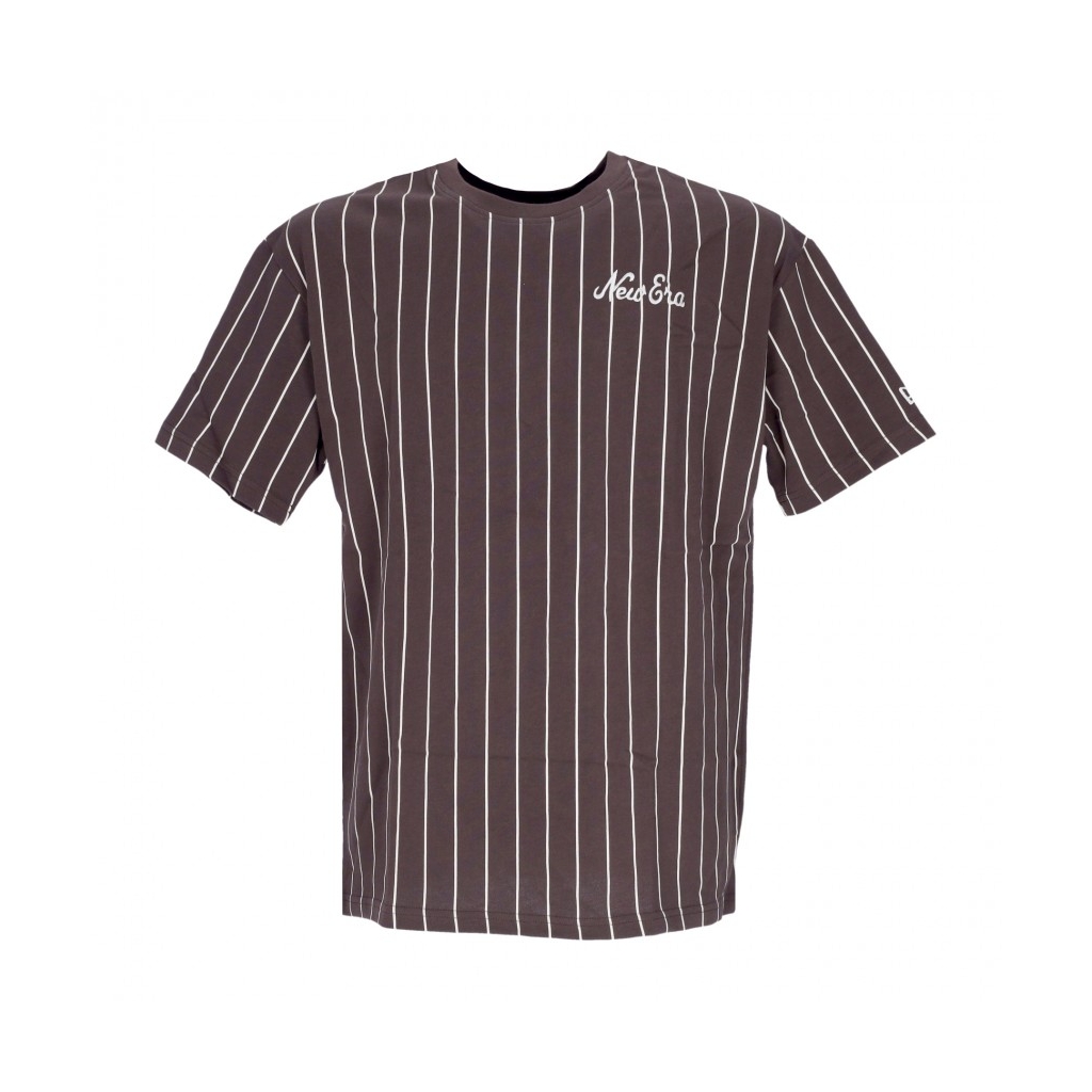 T-shirts New Era Pinstripe Jersey Tee Brown