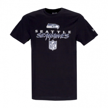 maglietta uomo nfl script tee seasea BLACK/OBSIDIAN BLUE