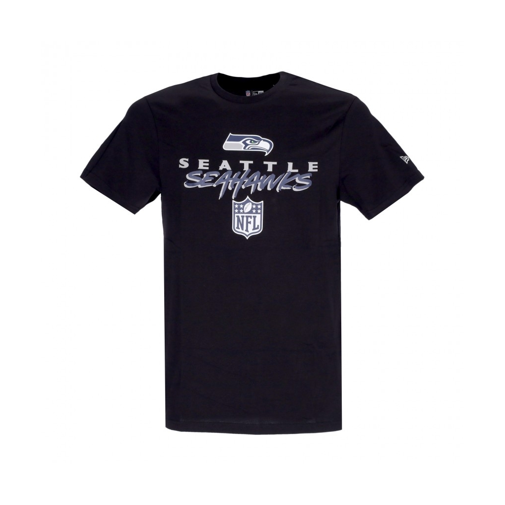 maglietta uomo nfl script tee seasea BLACK/OBSIDIAN BLUE