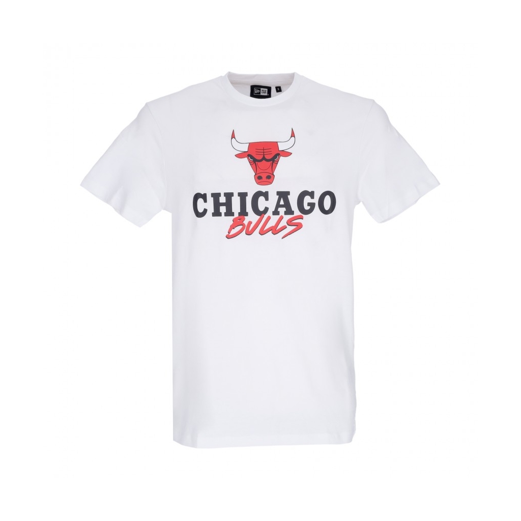 maglietta uomo nba script tee chibul WHITE/FRONT DOOR RED