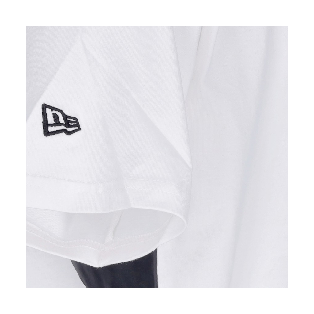 maglietta uomo mlb half logo oversized tee neyyan WHITE/BLACK